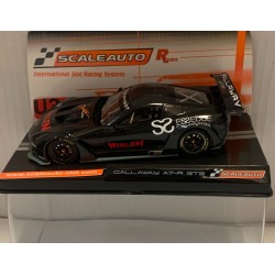 SLOT CAR SCALEAUTO SC-6349R CALLAWAY C7R FULL CARBON PRESENTATION